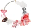 Tetier Ssense Exclusive Silver & Pink Rigid Choker In Pink