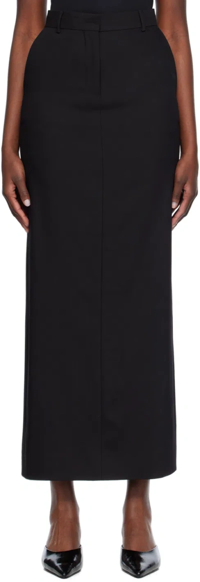 Teurn Studios Black Tot Maxi Skirt