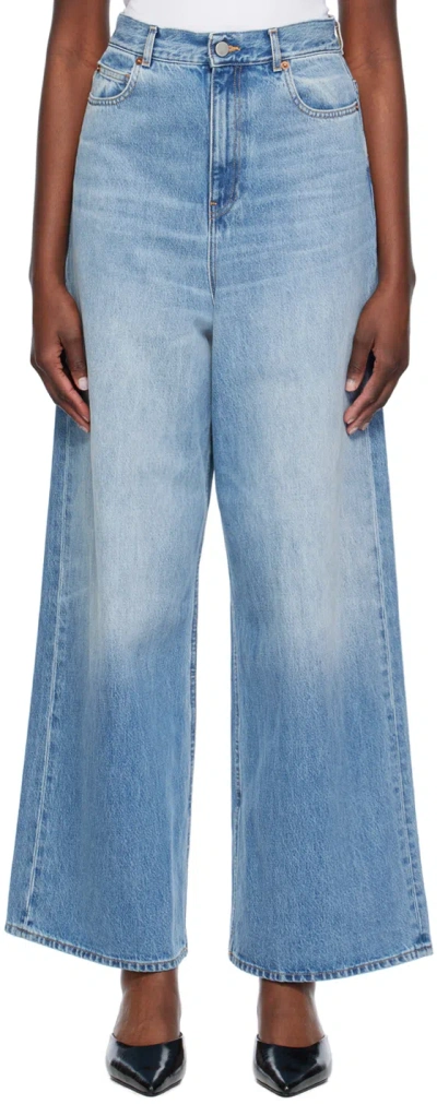 Teurn Studios Blue Elvis Jeans In Blue Wash