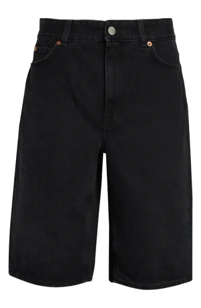 Teurn Studios Boyfriend Fit Denim Shorts