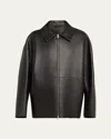 Teurn Studios Ssense Exclusive Black Boel Leather Jacket In Black