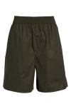 Teurn Studios Relaxed Cotton Poplin Shorts