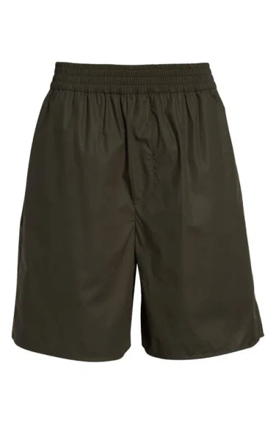 Teurn Studios Relaxed Cotton Poplin Shorts
