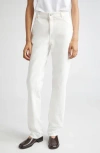 Teurn Studios Slim Fit Organic Cotton Jeans In White