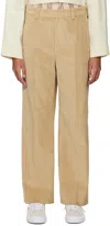 Teurn Studios Ssense Exclusive Beige Lorie Trousers In Beige
