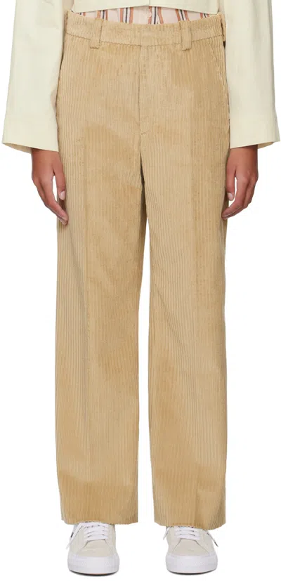 Teurn Studios Ssense Exclusive Beige Lorie Trousers
