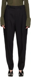 Teurn Studios Ssense Exclusive Black Trousers In Black