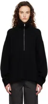 Teurn Studios Ssense Exclusive Black Turtleneck In Black