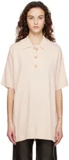 Teurn Studios Ssense Exclusive Pink Jane Polo In Pink