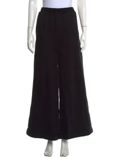 Pre-owned Teurn Studios Wide Leg Pants In Black