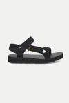 Teva Flatform Universal Sandals In Black