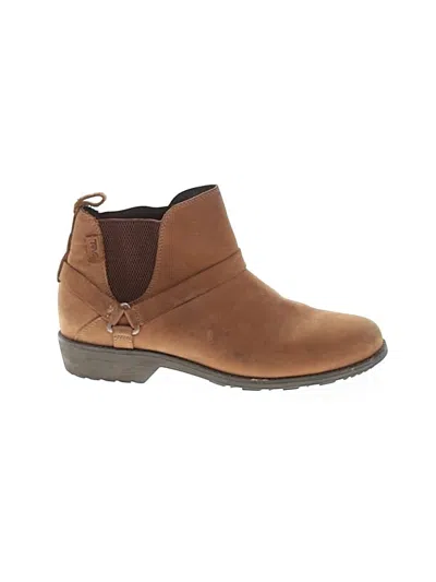 Pre-owned Teva Ankle Boots In Brown