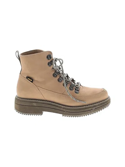 Pre-owned Teva Ankle Boots In Tan