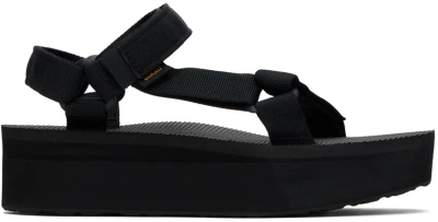 Teva Black Flatform Universal Sandals