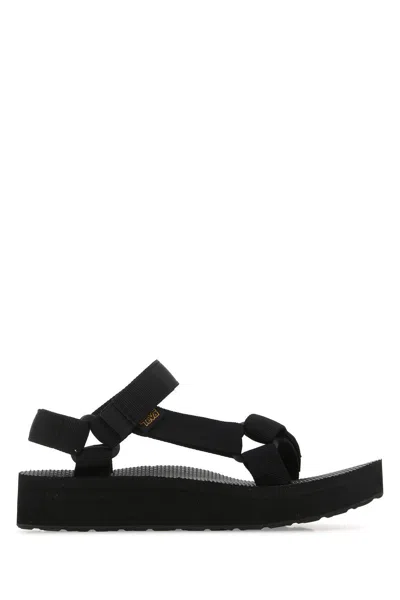 Teva Black Polyester Original Universal Sandals