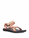 Teva Checkerboard Cherry Sandals In Red