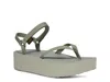 Teva Flatform Slim Platform Sandal In Green
