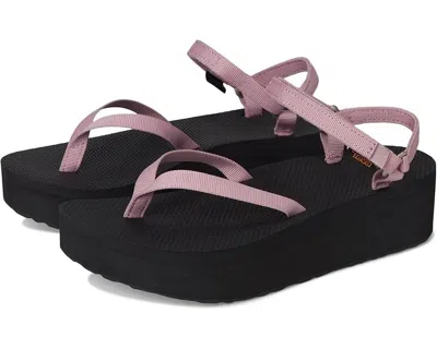 Teva Flatform Slim64630-llsb Sandal Women's Uslilas Ankle Strap Zogg1455 In Pink