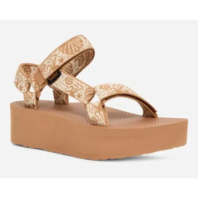 Teva Flatform Universal 1008844-snz Sandals Brown Strappy Hawk2714