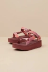 Teva Flatform Universal Sunscape Waterless Scarlet Sandals In Brown