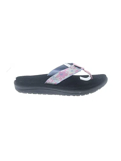 Pre-owned Teva Flip Flops In Black