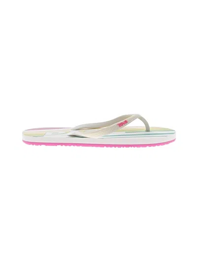 Pre-owned Teva Flip Flops In White