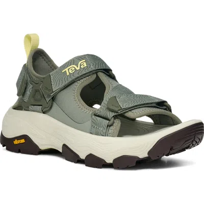 Teva Grandview Max Sandal In Green