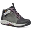 Teva Grandview Womens Leather Ankle Boots Hiking Boots In Black