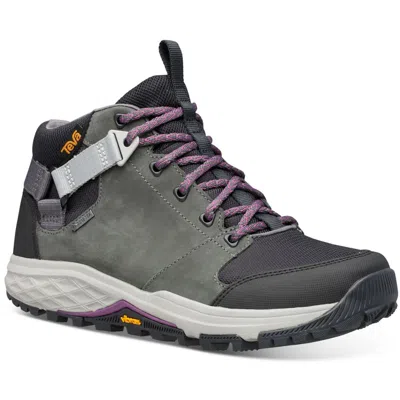 Teva Grandview Womens Leather Ankle Boots Hiking Boots In Black
