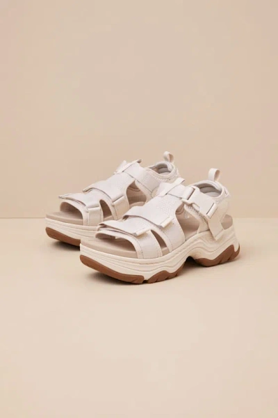 Teva Hurricane Ampsole Gaila Birch Strappy Sandals In Beige