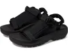 Teva Hurricane Ampsole Volt 1155030 Womens Black Platform Sandals Gal428 In Black