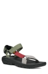 Teva Olivine And Brick Red Multi Hurricane Xlt 2 Mens Sandals In Olivine/ Brick Red Multi