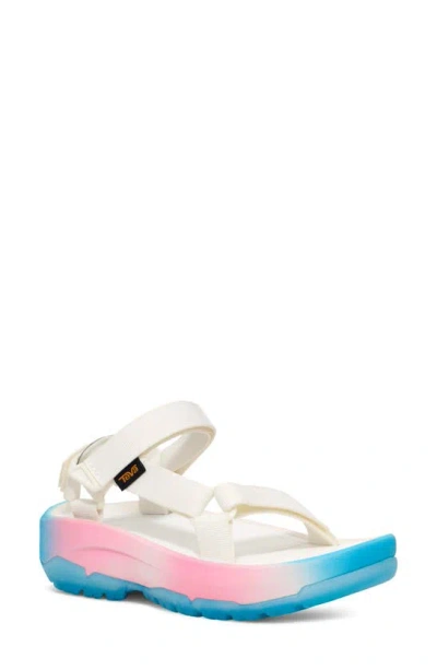 Teva Hurricane Xlt2 Ampsole Brite Wedge Sandal In White/ Pastel