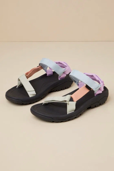 Teva Hurricane Xlt2 Eucalyptus Peach Bloom Strappy Sandals