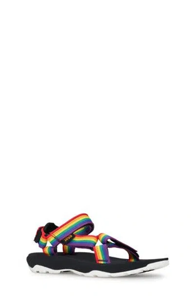Teva Kids' Hurricane Xlt 2 Sandal In Rainbow/black
