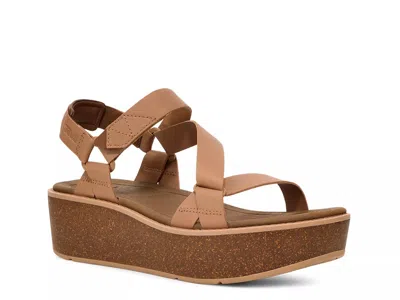 Teva Madera Platform Sandal In Brown
