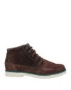 Teva Man Ankle Boots Dark Brown Size 9 Leather