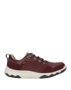 Teva Man Sneakers Plum Size 8 Leather In Burgundy