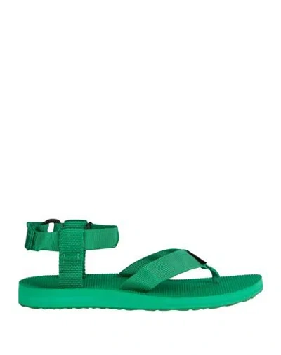 TEVA TEVA MAN THONG SANDAL GREEN SIZE 9 TEXTILE FIBERS