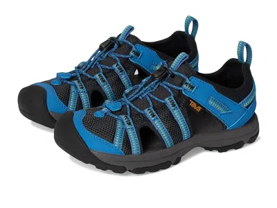 Teva Manatee (little Kid/big Kid) Boys Shoes Blue Graphite : 2 Little Kid M, Textile In Gray