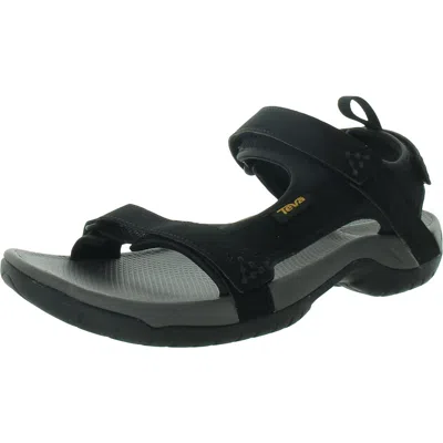 Teva Meacham Mens Adjustable Man Made Sport Sandals In Black