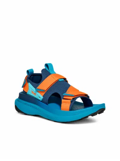 Teva Men's Aventrail Trail Running Sandal In Navy/orange In Multi