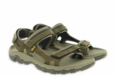 Teva Men's Hudson Raindrum Hiking Sandals In Brown In Green
