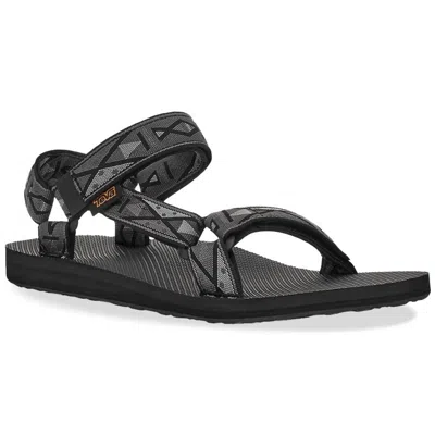Teva Men's Original Universal Sandal In Topanga Black/grey In Gray