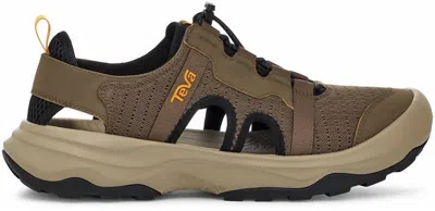 Teva Men's Outflow Closed-toe Sandal In Teak In Gray