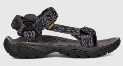 Teva Men's Terra Fi 5 Universal Hiking Sandal In Madang Blue In Black