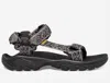 Teva Men's Terra Fi 5 Universal Sandal In Wavy Trail Black In Black