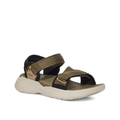 Teva Men's Zymic Athletic Sandal In Dark Olive/teal In Multi