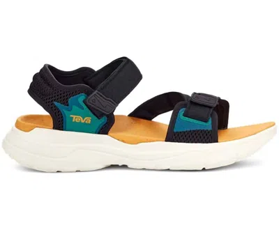Teva Men's Zymic Sandal In Black/sunflower In Multi