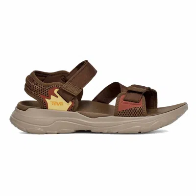 Teva Men's Zymic Sandal In Desert Palm/red Rock In Brown